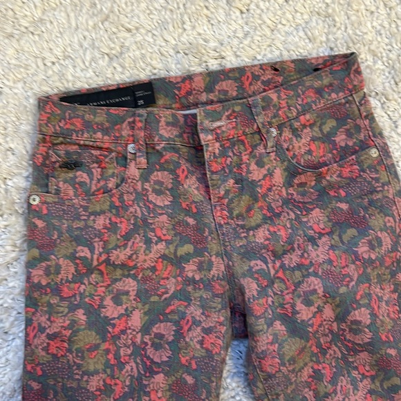 Armani Exchange Floral Skinny Jeans - Picture 3 of 5